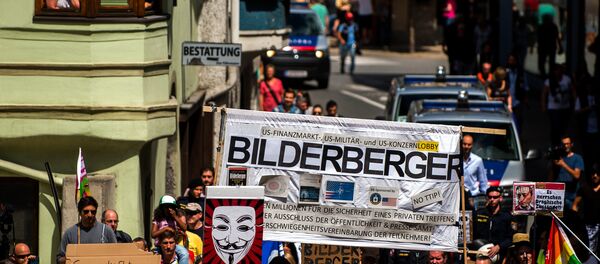 Le proteste contro la coferenza Bilderberg in Austria (foto d'archivio) - Sputnik Afrique