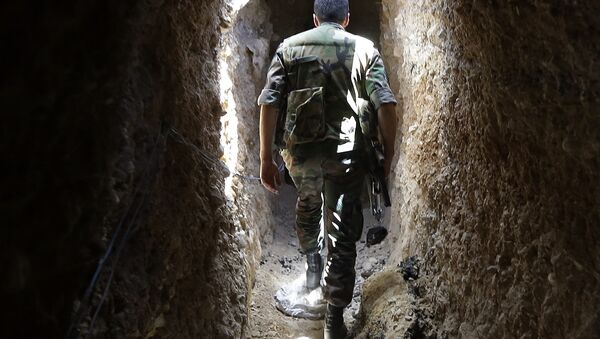 Un tunnel construit par des radicaux syriens - Sputnik Afrique