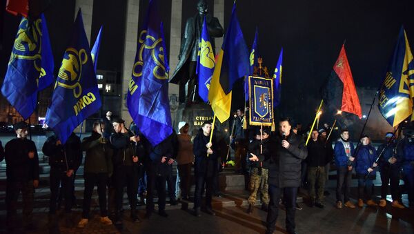 Марш националистов на Украине - Sputnik Afrique