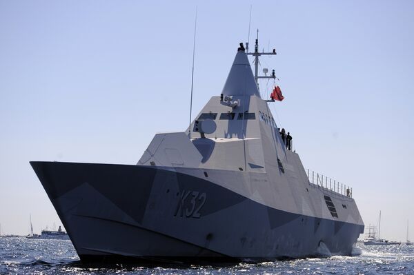 HMS Helsingborg (K32), une corvette de classe Visby HMS Helsingborg (K32), une corvette de classe Visby - Sputnik Afrique