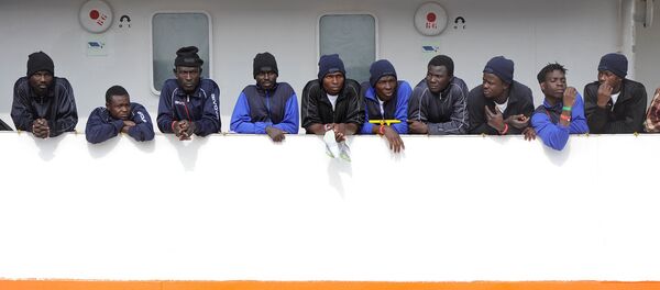 Migrants en Italie Migrants en Italie - Sputnik Afrique