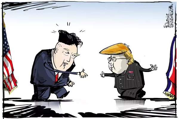 Trump et Kim échangent des coiffures Trump et Kim échangent des coiffures - Sputnik Afrique