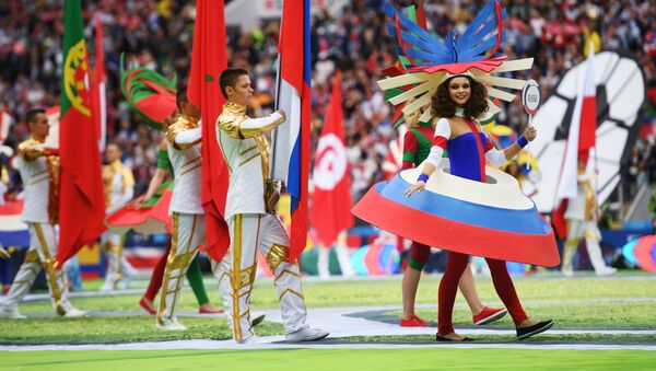 La cérémonie d’ouverture de la Coupe du Monde a commencé à 17h30, heure de Moscou, dans le stade Loujniki. - Sputnik Afrique