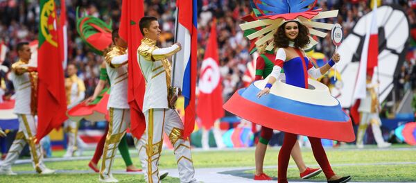 La cérémonie d’ouverture de la Coupe du Monde a commencé à 17h30, heure de Moscou, dans le stade Loujniki. - Sputnik Afrique