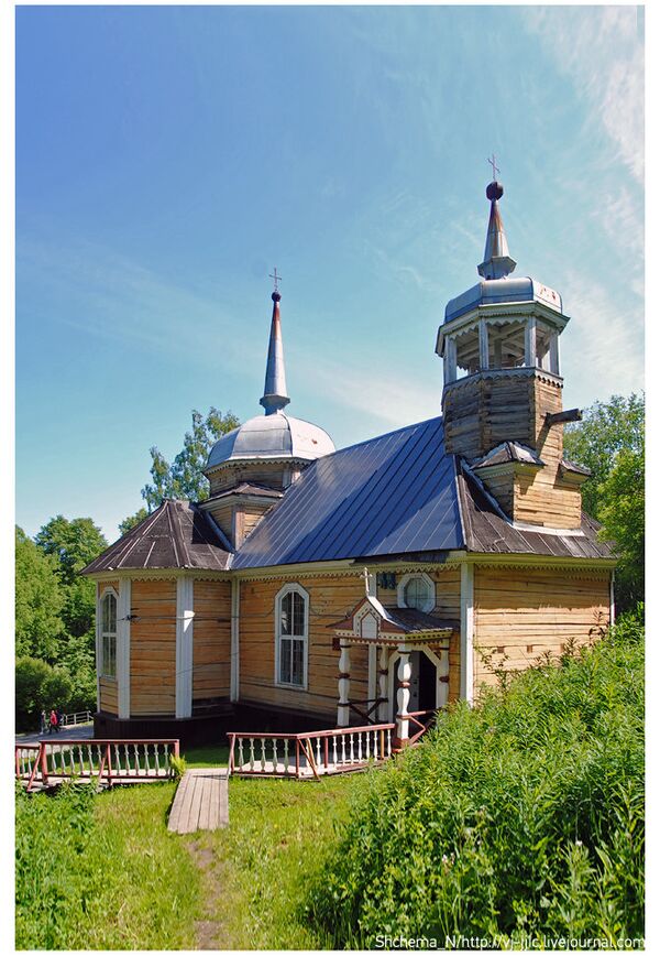 Marcial. Église Saint-Pierre l’apôtre (1721), construite, selon la légende, d’après un plan de l’empereur Pierre le Grand. - Sputnik Afrique