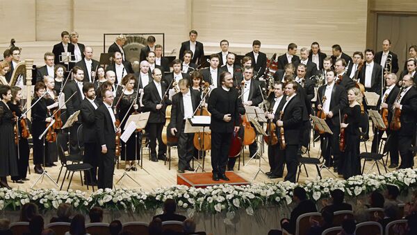L'orchestre Mariinski dirigé par Valery Guerguiev - Sputnik Afrique
