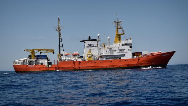 El barco de rescate Aquarius - Sputnik Afrique