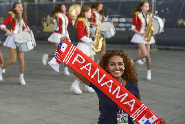 Une supportrice de l’équipe du Panama - Sputnik Afrique