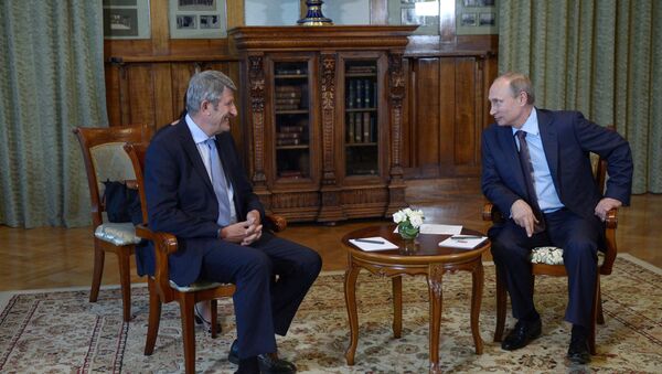 Встреча Владимира Путина с Филиппом де Вилье в Ялте - Sputnik Afrique