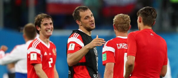 Футбол. ЧМ-2018. Матч Россия - Египет - Sputnik Afrique