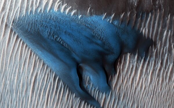Une dune bleue sur Mars Une dune bleue sur Mars - Sputnik Afrique