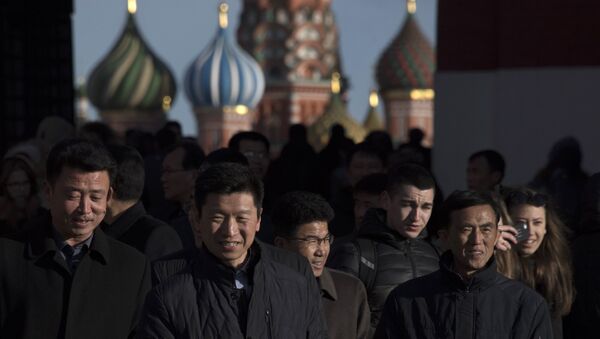 Des touristes chinois à Moscou - Sputnik Afrique