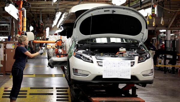 Une usine de General Motors à Detroit - Sputnik Afrique