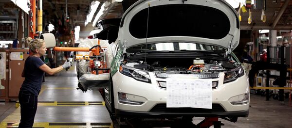 Une usine de General Motors à Detroit - Sputnik Afrique