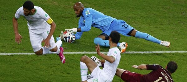 Le match Algérie Russie lors de la Coupe du monde 2014 - Sputnik Afrique