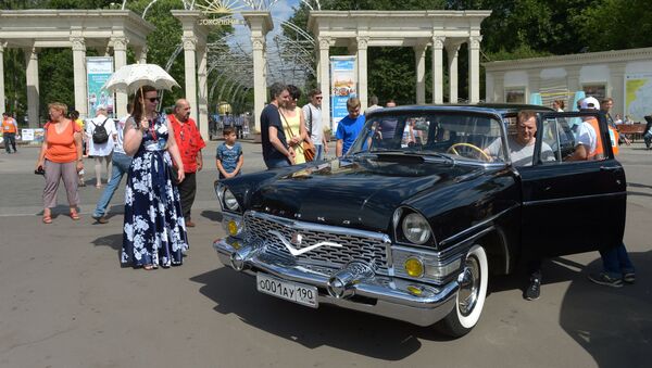 Ралли старинных автомобилей Bosch Moskau Klassik - Sputnik Afrique