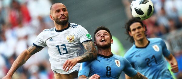 Футбол. ЧМ-2018. Матч Уругвай - Россия - Sputnik Afrique