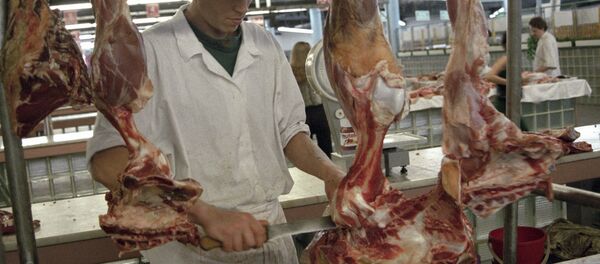 Un boucher - Sputnik Afrique