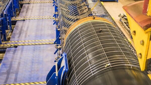 Produktion von Röhren für die Gaspipeline Nord Stream 2 - Sputnik Afrique