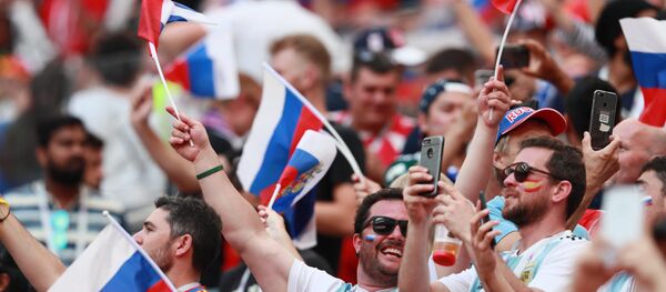 supporteurs russes - Sputnik Afrique