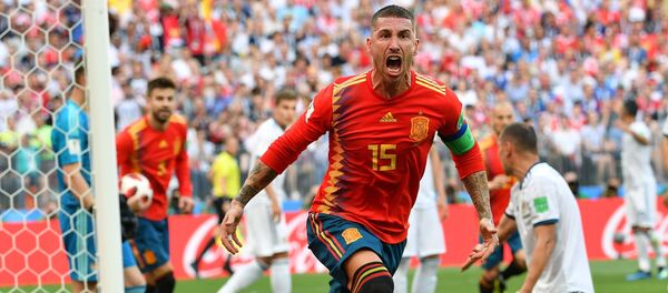 Sergio Ramos, España, tras su gol a Rusia - Sputnik Afrique