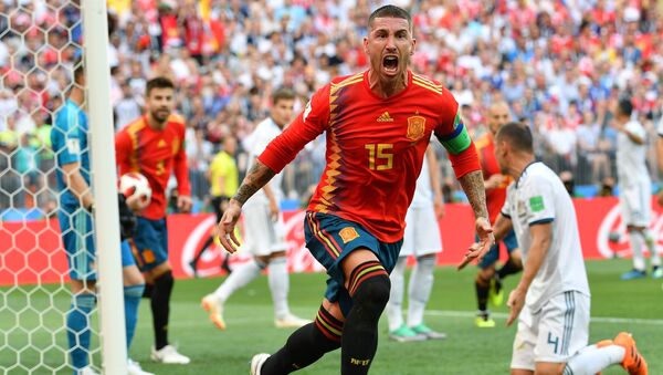 Sergio Ramos, España, tras su gol a Rusia - Sputnik Afrique