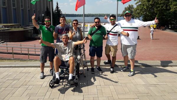 Carlos Osorio, de la ville mexicaine de Puebla, en fauteuil roulant prouve que l’impossible est possible - Sputnik Afrique