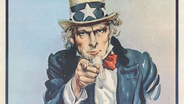 Американский агитационный плакат времен Первой мировой войны - Sputnik Afrique