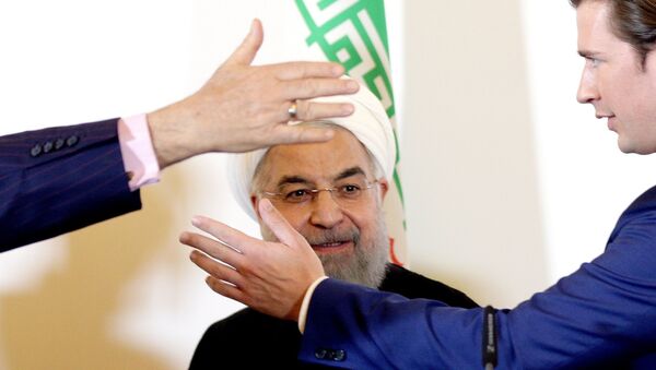 Hassan Rouhani et Sebastian Kurz - Sputnik Afrique
