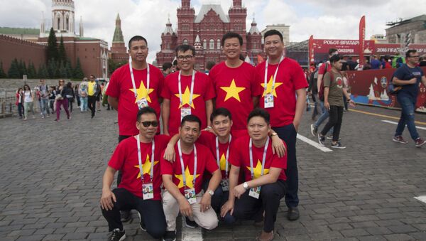 Supporters vietnamiens à Moscou - Sputnik Afrique