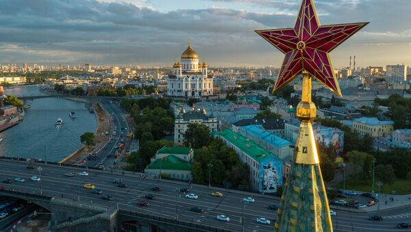 Звезда на Водовзводной башне Московского Кремля - Sputnik Afrique