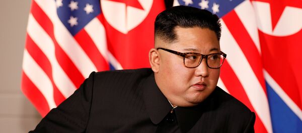 Kim Jong-un beim Gipfeltreffen mit Donald Trump - Sputnik Afrique