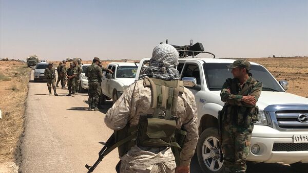 Militaires syriens dans la province de Daraa - Sputnik Afrique