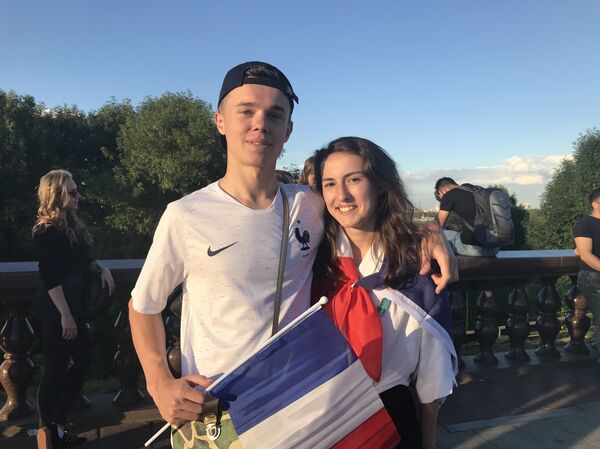 Loïc, supporter français, à Moscou - Sputnik Afrique