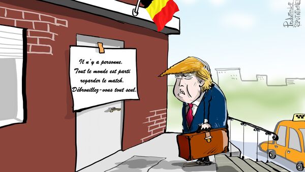 Entre Trump et le foot, les autorités belges ont préféré… les Diables rouges - Sputnik Afrique