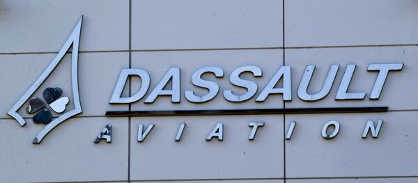 The logo of French aerospace company Dassault Aviation is pictured in Surensnes, outside Paris. (File) - Sputnik Afrique