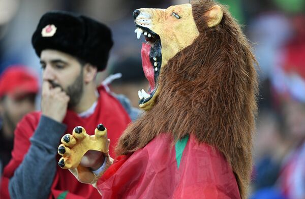 Des supporters avant le match Espagne-Maroc du Mondial 2018 - Sputnik Afrique