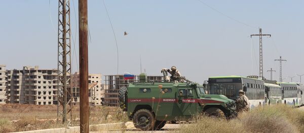 Российская военная полиция в Дераа - Sputnik Afrique