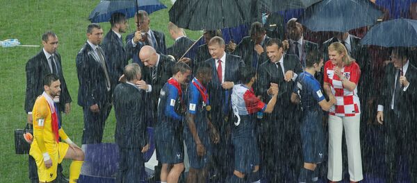 La remise des médailles aux Bleus - Sputnik Afrique