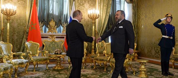 Встреча президента РФ В. Путина с королем Марокко Мухаммедом VI - Sputnik Afrique