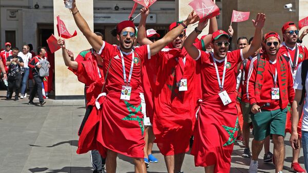 Des supporters marocains  - Sputnik Afrique