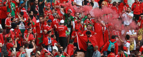 Des supporters marocains  - Sputnik Afrique