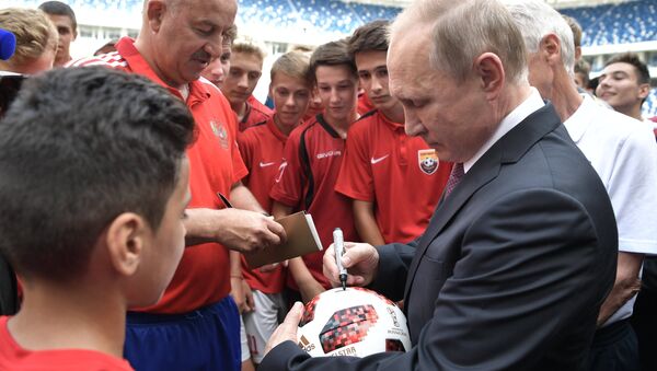 Рабочая поездка президента РФ В. Путина в Калининград - Sputnik Afrique
