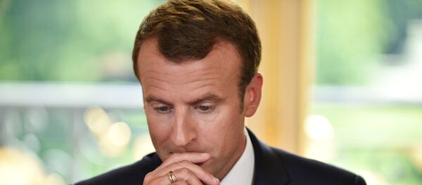 El presidente de Francia, Emmanuel Macron - Sputnik Afrique