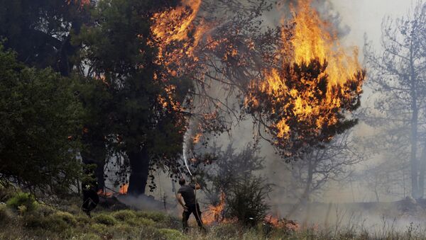 incendies en Grèce - Sputnik Afrique