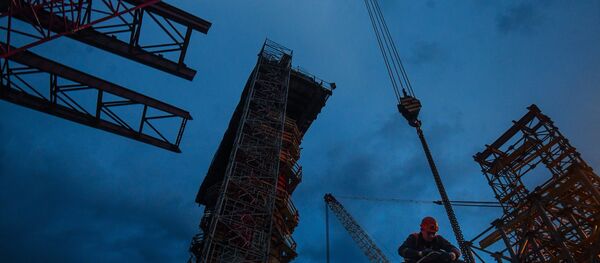 Le pont de Crimée en chantier - Sputnik Afrique