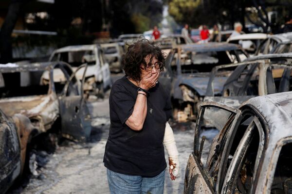 Une tragédie inimaginable: la Grèce après les feux de forêt - Sputnik Afrique