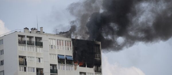 incendie à Aubervilliers incendie à Aubervilliers - Sputnik Afrique