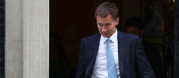 Le ministre britannique des Affaires étrangères, Jeremy Hunt - Sputnik Afrique