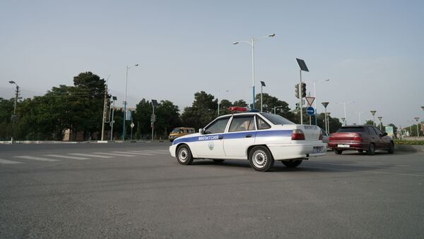 Voiture policière tadjike - Sputnik Afrique